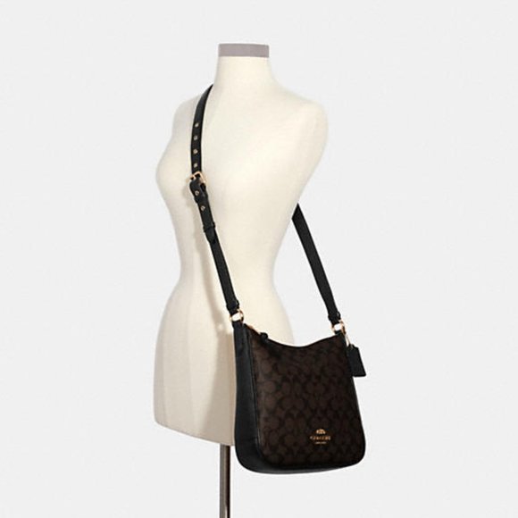 Signature Canvas Crossbody File Bag - Picture 8 of 8